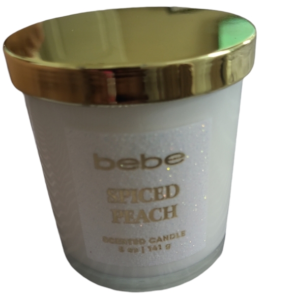 ❤️NWT bebe SPICED PEACH Candle❤️5oz - Picture 2 of 3